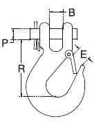 Clevis Slip Hook - Precision Cast Stainless Steel